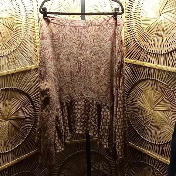 Sundance Silk Skirt 16 - Picture 1 of 12